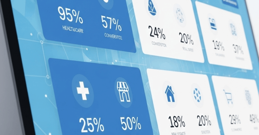 Landing Page Conversion Benchmarks by Industry